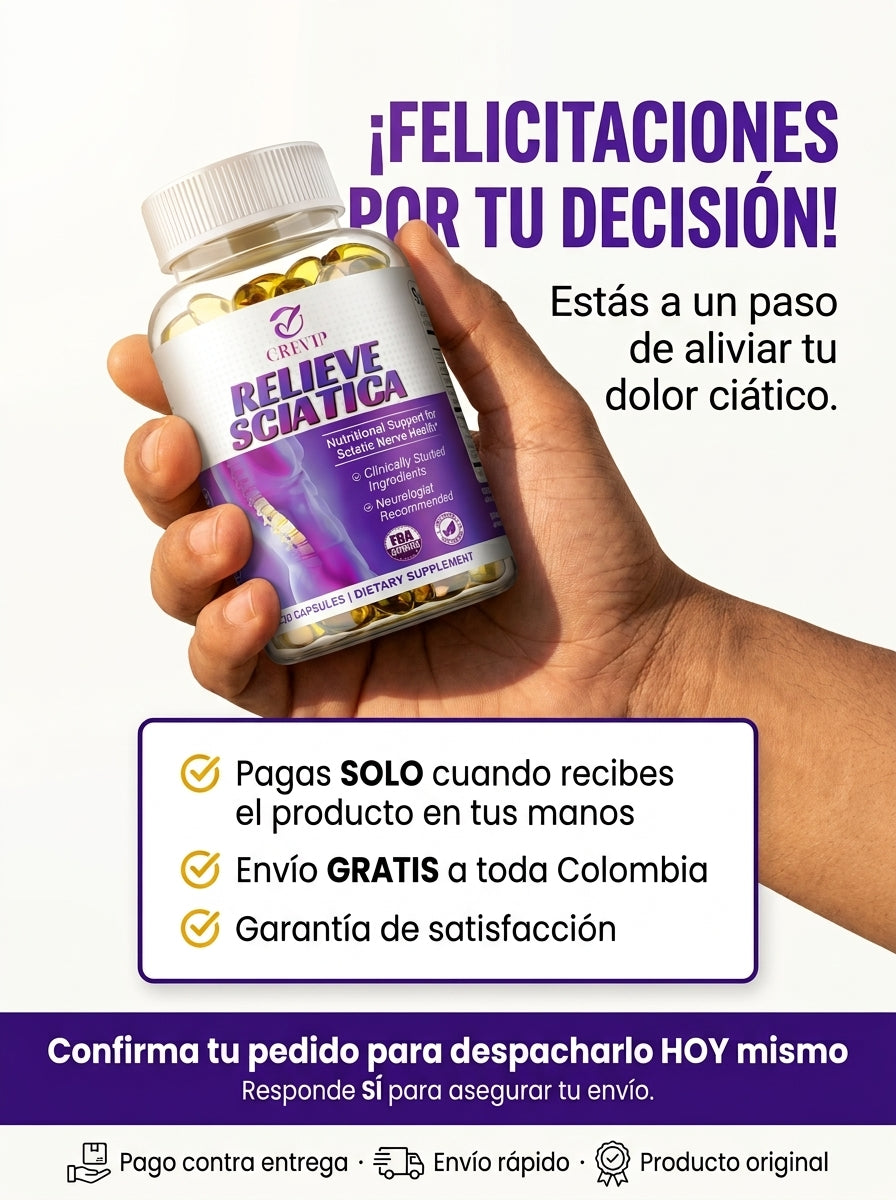 RELIEVE SCIATICA 120 CAPS NERVE HEALTH