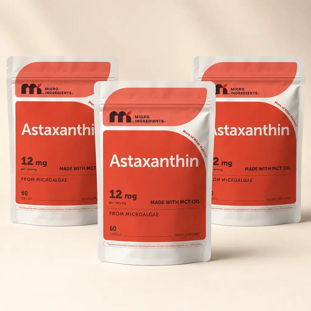 Paquete de tres unidades de Astaxantina 12 mg