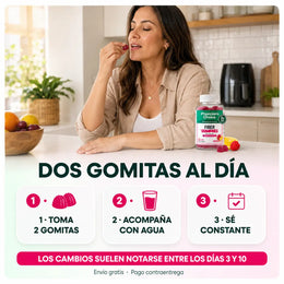 Oferta Fiber Gummies con envío gratis y pago contraentrega