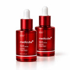 2 frascos de sérum Medicube; cantidad exacta.