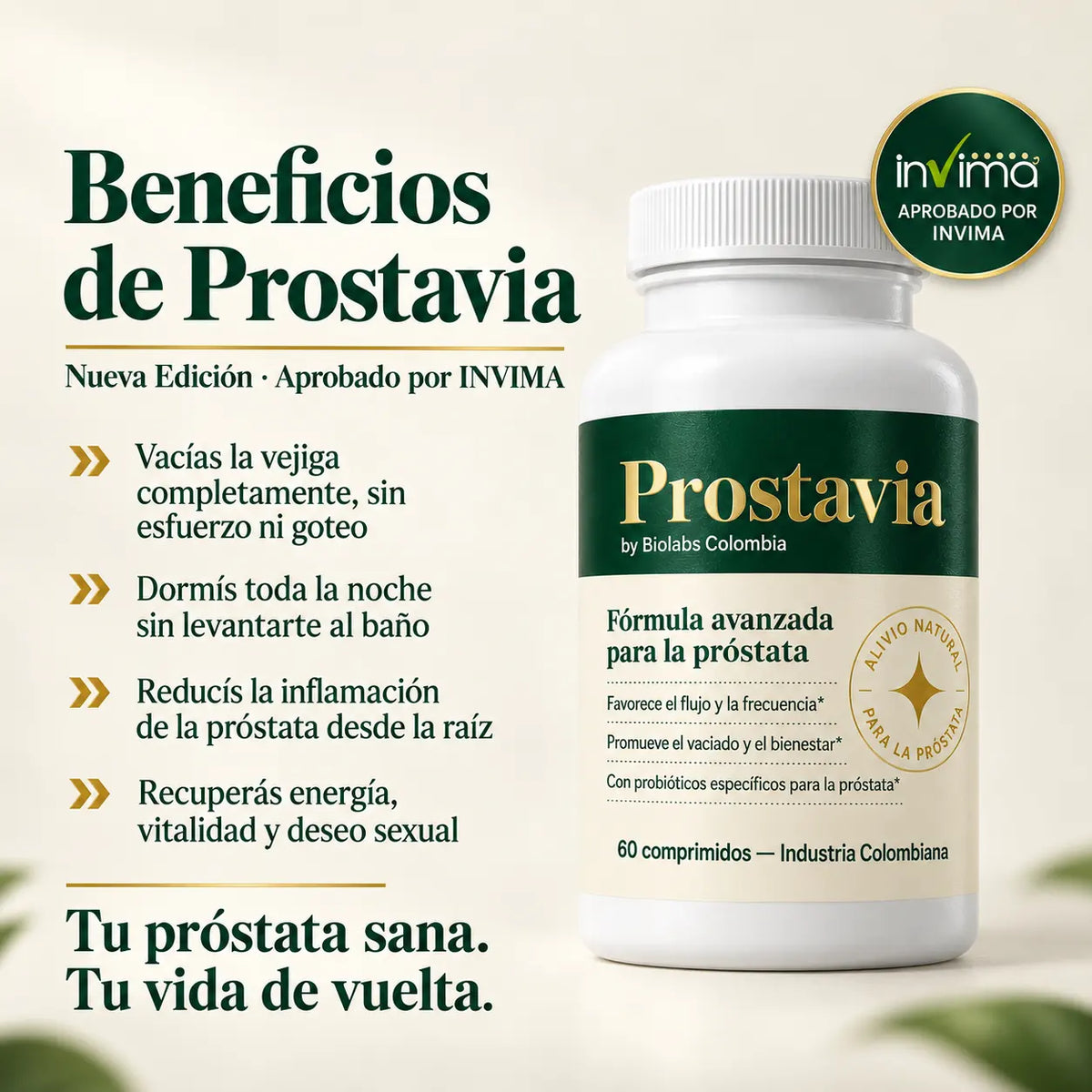 Protaflox y mensaje sobre noches interrumpidas