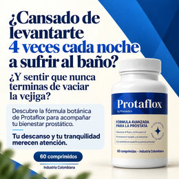 Protaflox y mensaje sobre noches interrumpidas