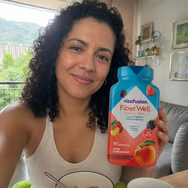 Laura con Vitafusion Fiber Well