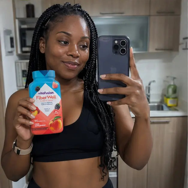 Angie con Vitafusion Fiber Well