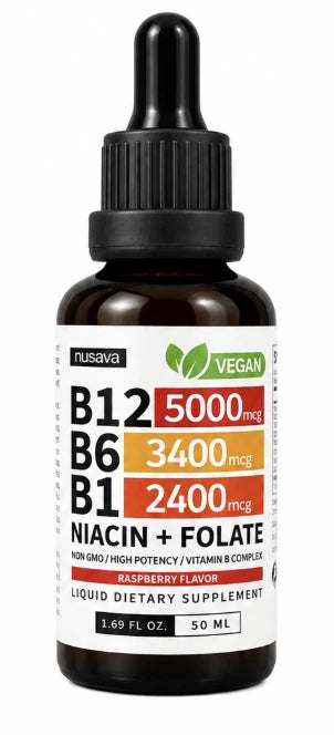 Fotografía aportada de un frasco con etiqueta Nusava de 50 ml; autenticidad no verificada